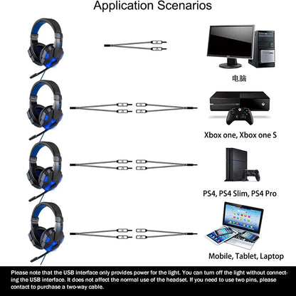 LED Gaming Headphones