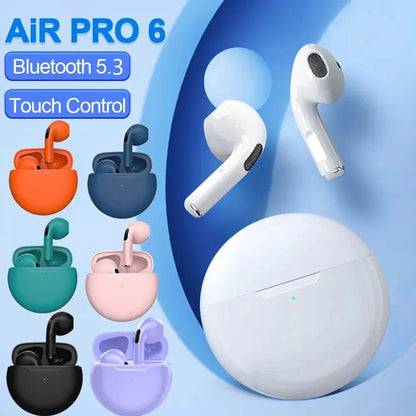 Original Air Pro 6 TWS Wireless iPhone Earbuds